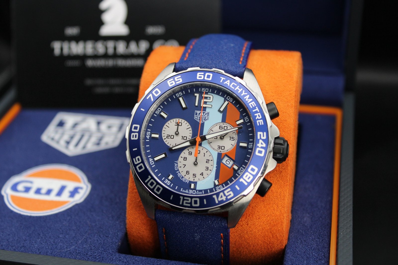 Tag Heuer Formula 1 ‘Gulf Special Edition’ CAZ101N.FC8243 - Image 2
