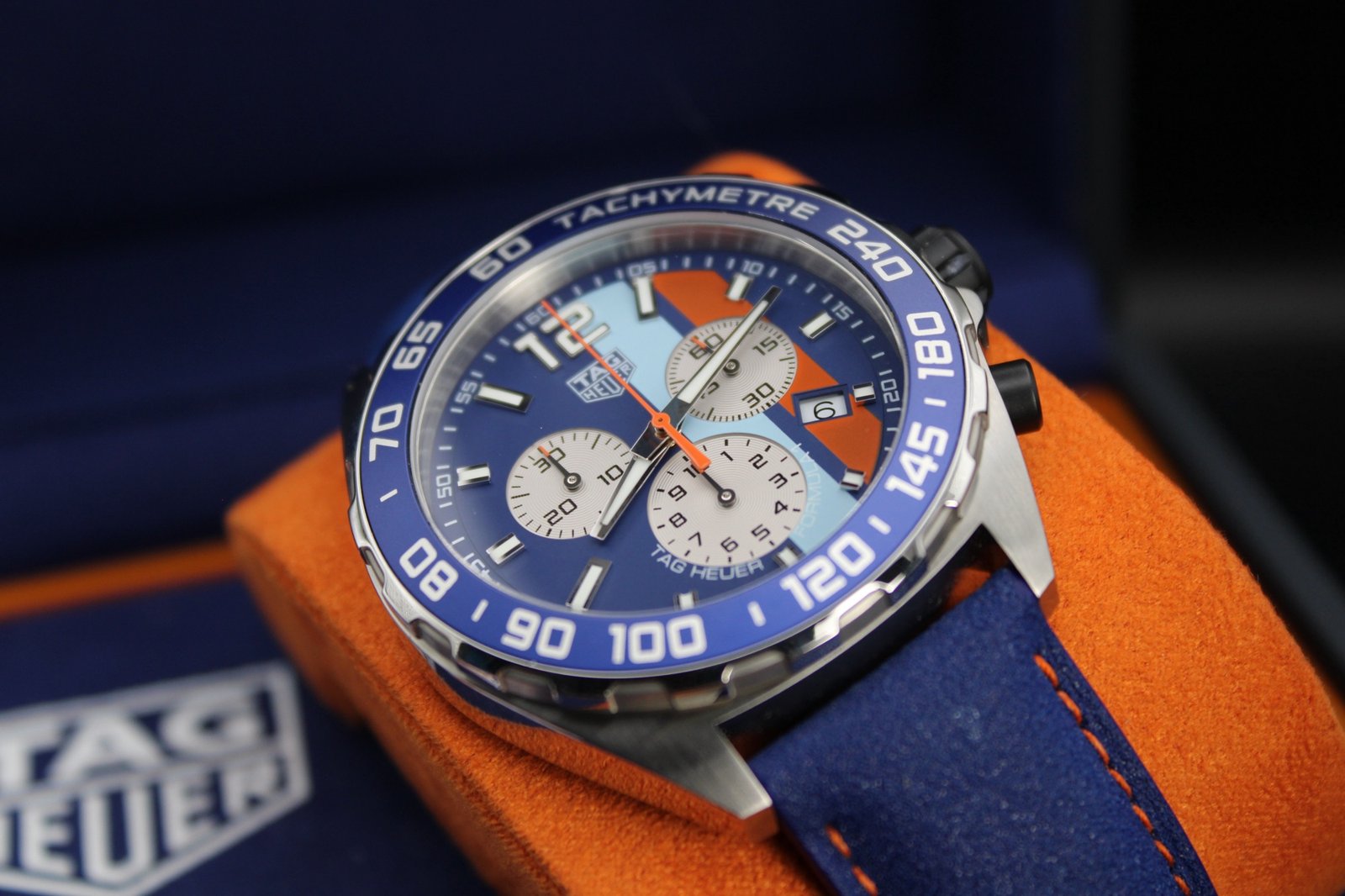 Tag Heuer Formula 1 ‘Gulf Special Edition’ CAZ101N.FC8243 - Image 6